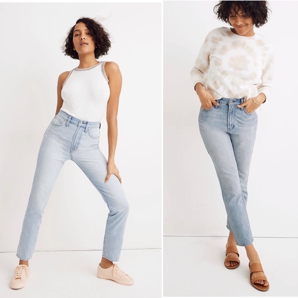 Madewell New Curvy Perfect Vintage Jeans Fitzgerald Wash NWT 23